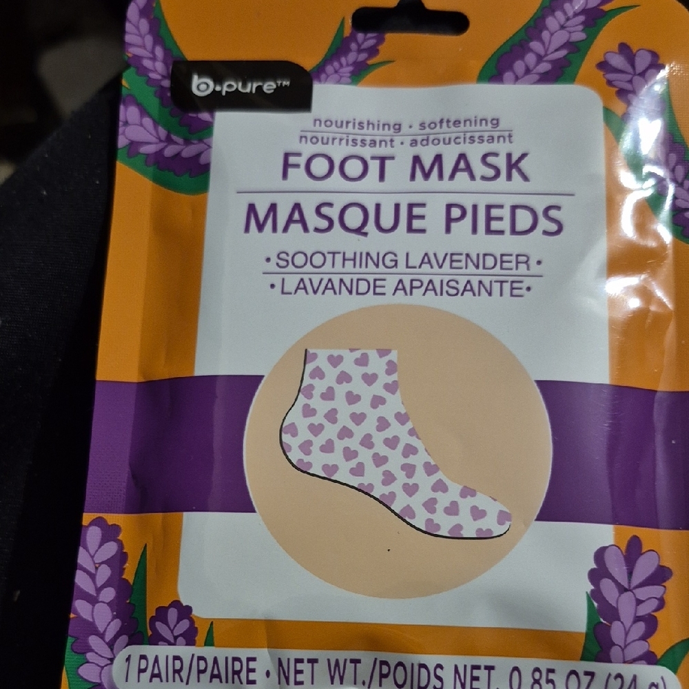B-Pure Lavender Foot Mask